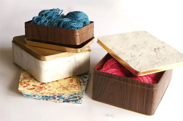 Upcycled Marble Containers Craft