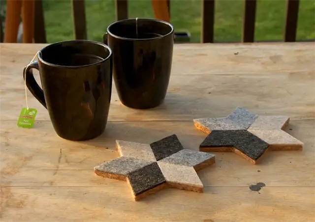 DIY (своими руками) Геометрические войлочные подставки
