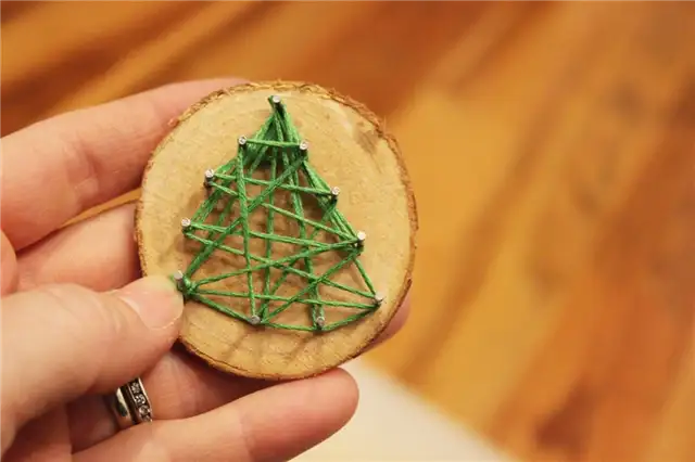 DIY (своими руками) String Art Ornaments Craft
