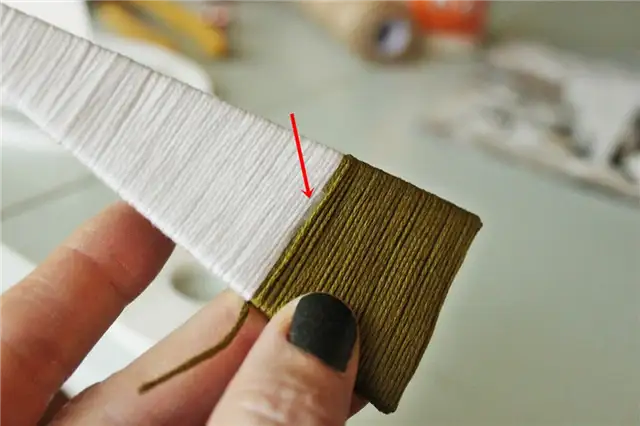 DIY (своими руками) String Tree Ornaments Craft