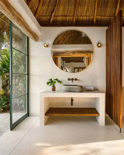 Pelicans Villa Mexico- Main Office - ванная комната - одинокая раковина