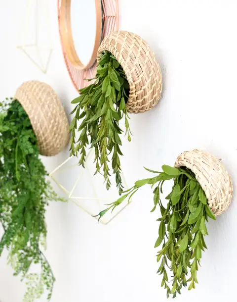 Подвесные корзины DIY (своими руками)