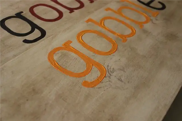 DIY (своими руками) Gobble Sign - Edge