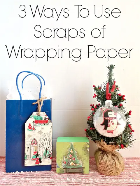 Ways To Use Scraps Of Wrapping Paper