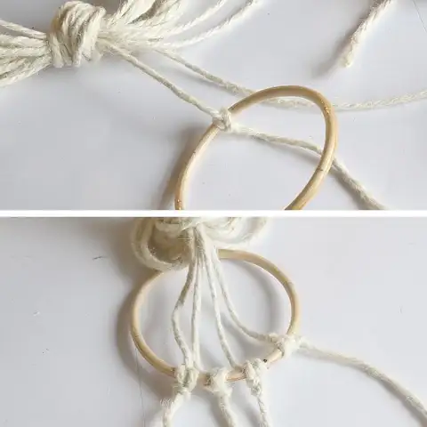 DIY (своими руками) Bohemian Macrame Plant Hanger - отдельные стойки