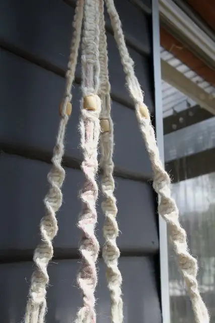 DIY (своими руками) Bohemian Macrame Plant Hanger - ремни для вешалки