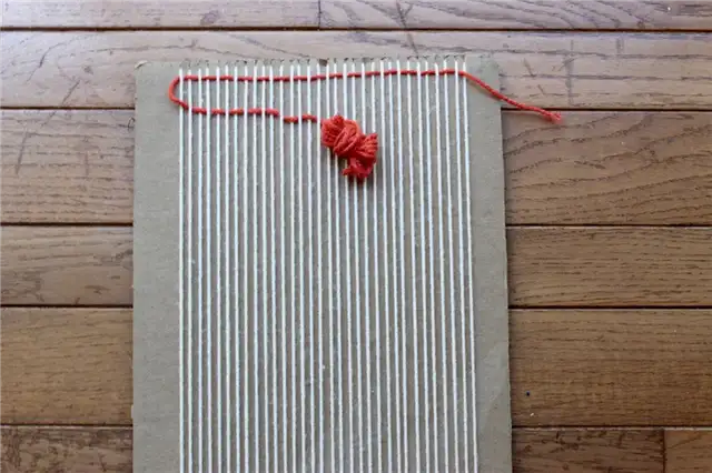 DIY (своими руками) Loom and Woven Wall Hanging - второй цвет