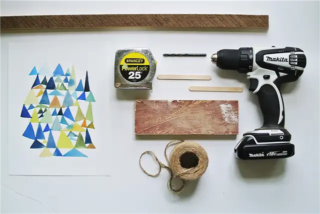 DIY (своими руками) деревянная подвесная рама поставки