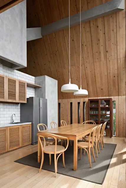 EH House Indonesia by andramatin кухня