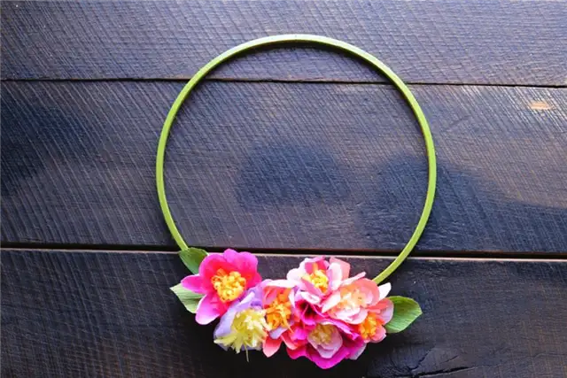 DIY (своими руками) весенний венок двери