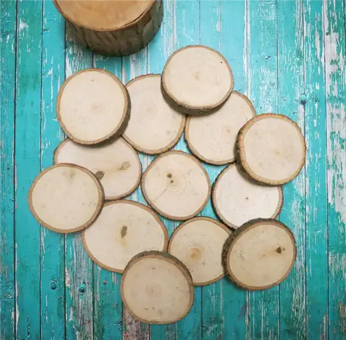 Подставка для торта Rustic Wood Rounds - добавьте шесть кусочков