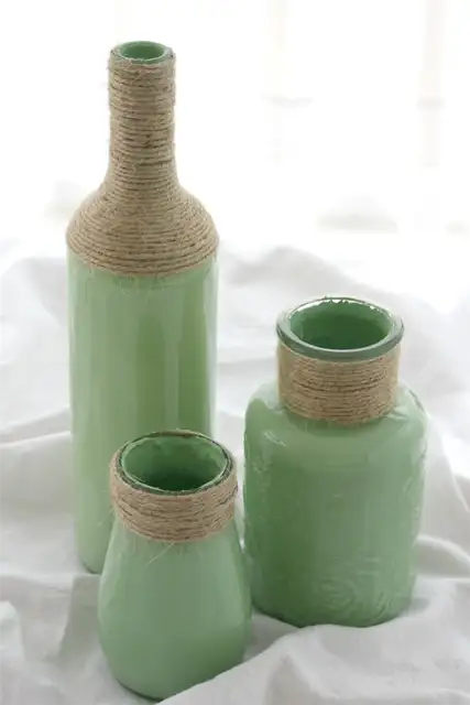 Расписные стеклянные бутылки
