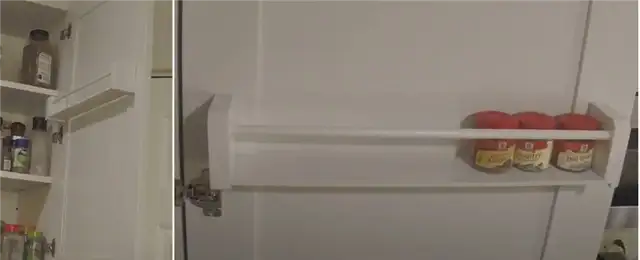 Белый шкаф для специй для двери