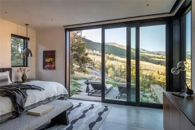 Спальня в современном стиле Rustic Modern Mountain Home