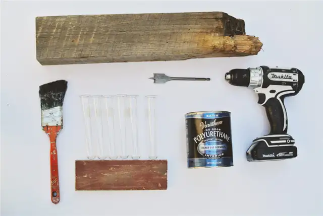 ваза из пробирки DIY (своими руками) материалы
