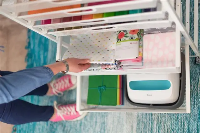Cricut Craft Cart из оригами