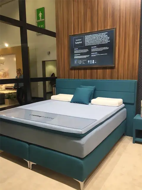 Бирюзовая кровать Yatas Bedding