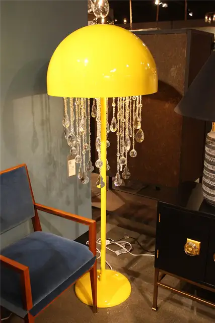 желтый торшер от Resource Décor