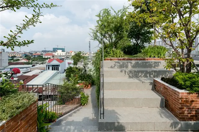 Парковый дом на крыше MDA Architecture Терраса