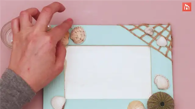 DIY (своими руками) Seashell Picture Frame - шаг 1 (35)
