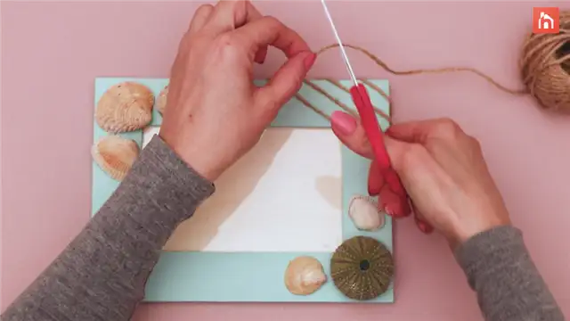 DIY (своими руками) Seashell Picture Frame - шаг 1 (23)