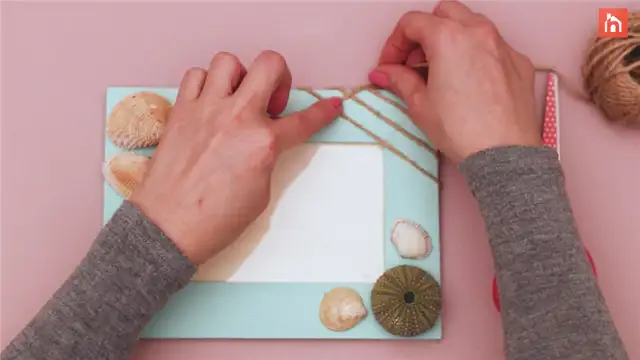 DIY (своими руками) Seashell Picture Frame - шаг 1 (22)