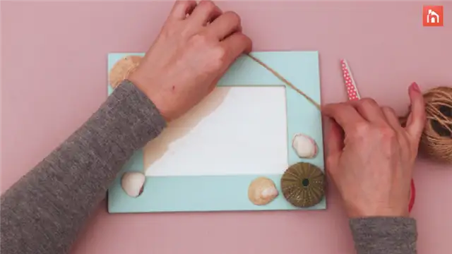 DIY (своими руками) Seashell Picture Frame - шаг 1 (11)