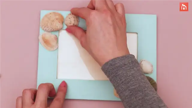DIY (своими руками) Seashell Picture Frame - шаг 1 (9)