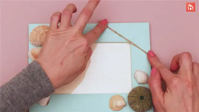 DIY (своими руками) Seashell Picture Frame - шаг 1 (14)