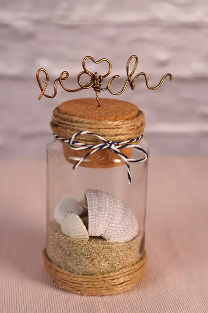 DIY (своими руками) Пляж вдохновил momory jar шаг 1 33