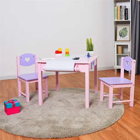 Детский деревянный стол и 2 стула BABY JOY