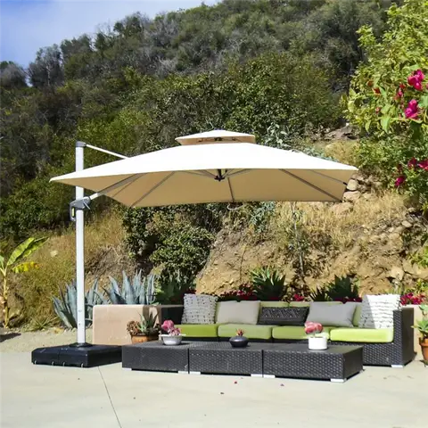 Зонт для террасы Double Top Deluxe Square Patio Umbrella