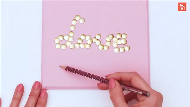 DIY (своими руками) thumbtacks sign (19)