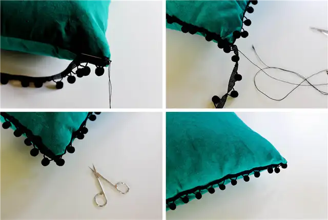 pom pom подушка DIY (своими руками) инструкции
