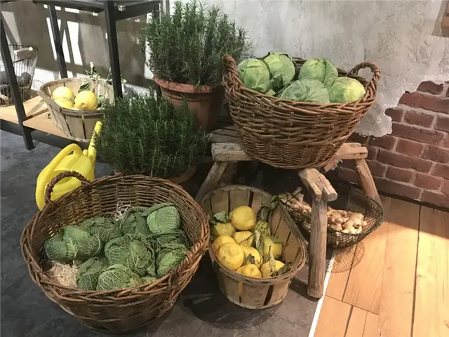 Плетеные корзины для хранения в кладовой