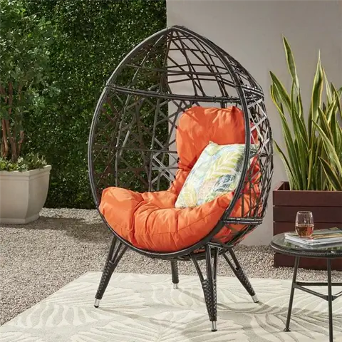 Roosevelt Wicker Teardrop Swing Chair