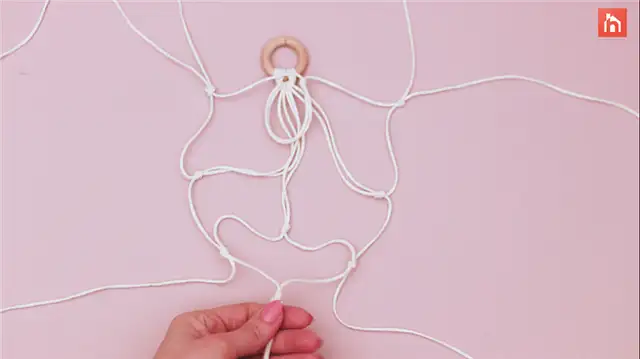 вешалка для растений acrame diy (40)