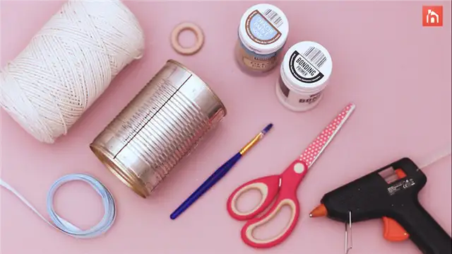 вешалка для растений макраме diy - материалы