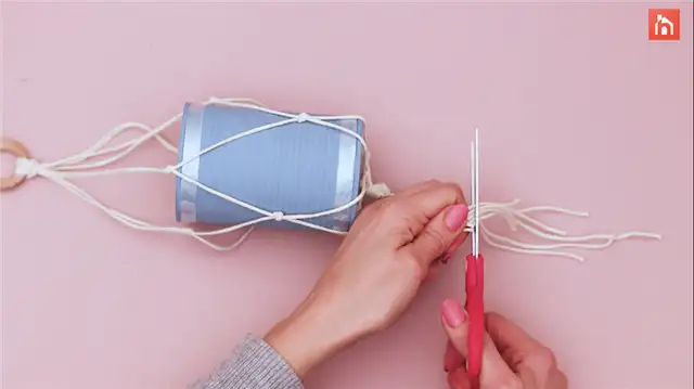 вешалка для растений acrame diy (48)