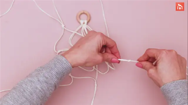 вешалка для растений acrame diy (42)