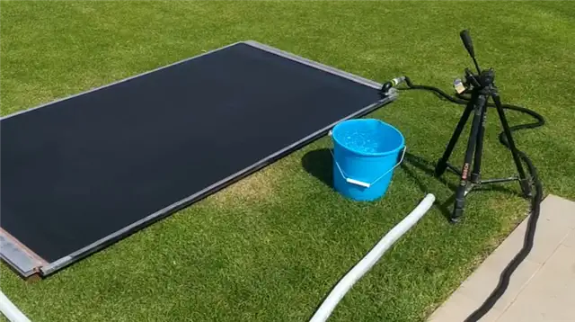 DIY (своими руками) солнечный водонагреватель - построить солнечный нагреватель для бассейна из листа поликарбоната