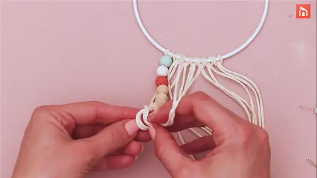деревянные бусины декор DIY (своими руками) (37)