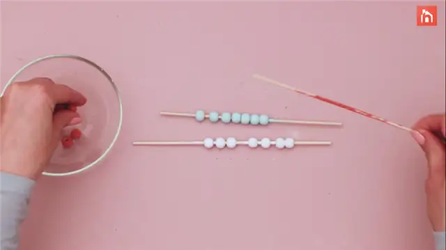 деревянные бусины декор DIY (своими руками) (23)