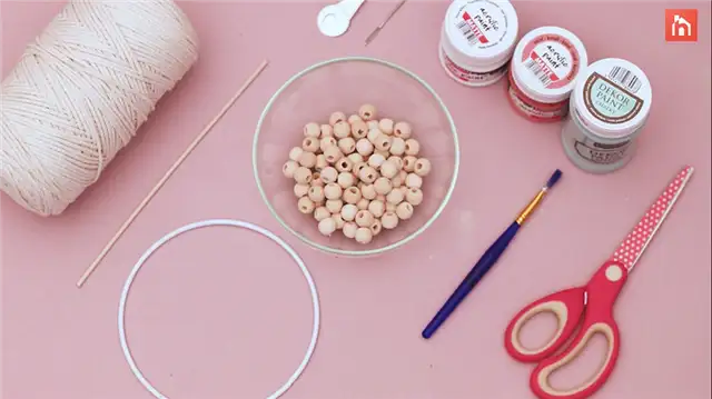 Декор из деревянных бусин DIY (своими руками)