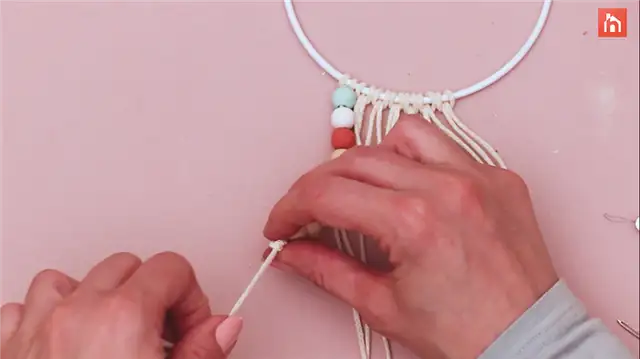 деревянные бусины декор DIY (своими руками) (38)