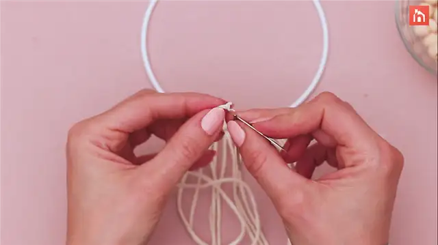 деревянные бусины декор DIY (своими руками) (26)