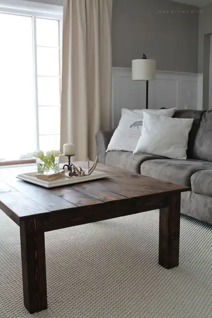 DIY (своими руками)-Farmhouse-Coffee-Table