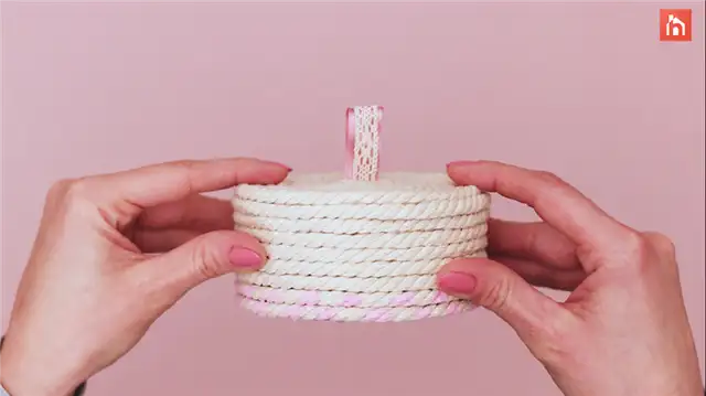 корзина из веревки (29)