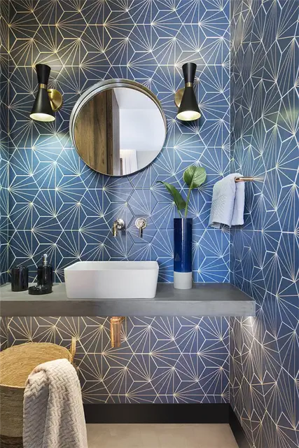 Плитка для ванной Egue y Seta Hexagon star