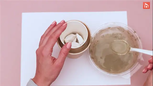 DIY (своими руками) простой Бетонная сажалка (13)